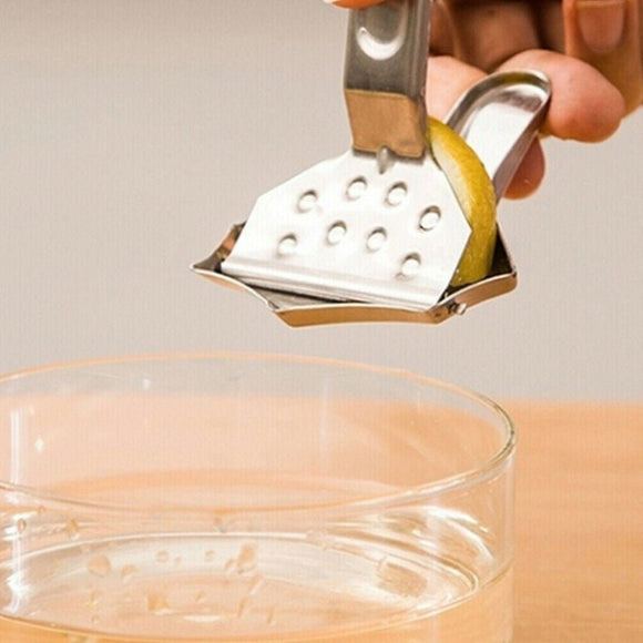 Lemon Slice Squeezer - Stainless Steel - BarBits.co.uk