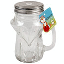 Mason Glass Drinking Jar 12oz - Fox Design - BarBits.co.uk
