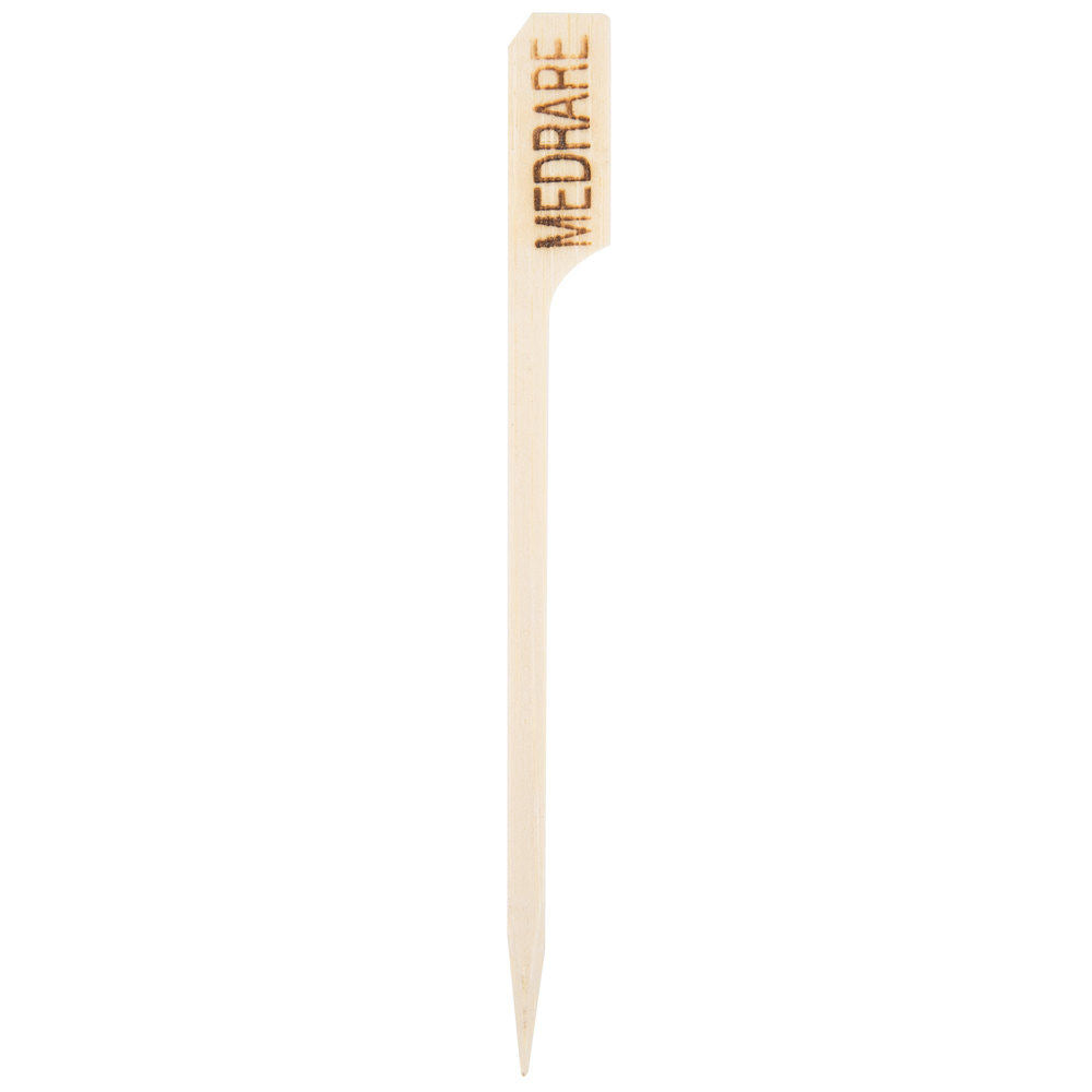 Bamboo Steak Markers - Medium Rare