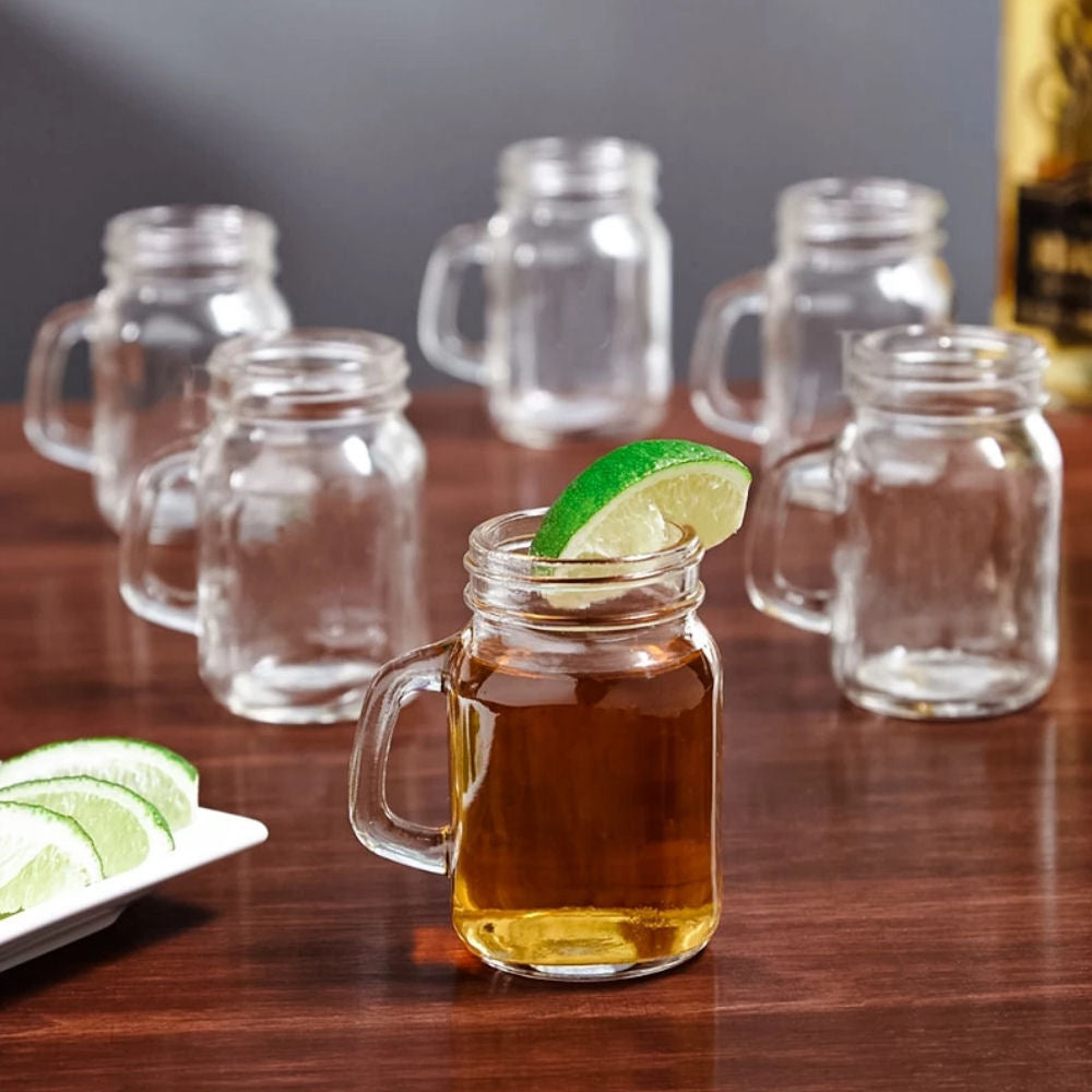 Mini Mason Shot Glass Jar - Pack of 3 - 0