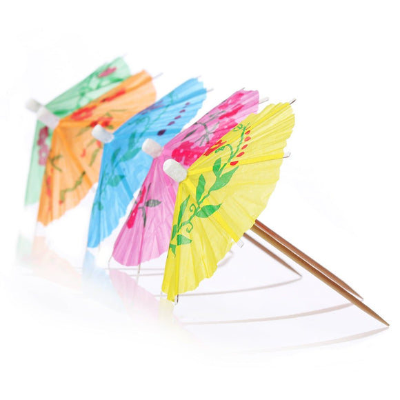Paper Cocktail Parasols - Pack of 144 - BarBits.co.uk