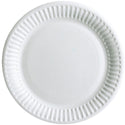White Paper Plates 23cm - Pack of 18