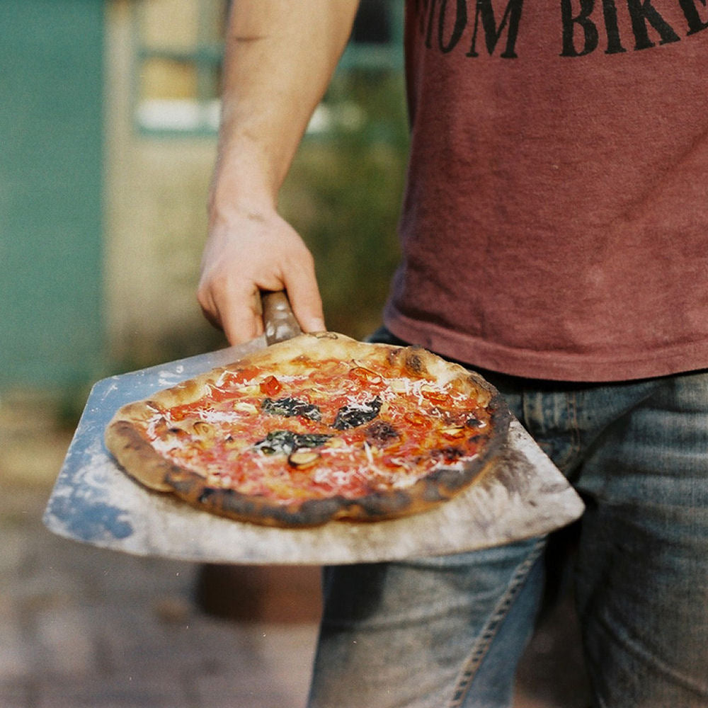 Pizza Peel With Wooden Handle - 26inch