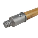 Pizza oven brush with wooden handle and wire bristles plus stainless steel scraper for cleaning pizza ovens - BarBits.co.uk