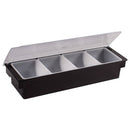 Plastic Condiment Dispenser - 4 Large Compartments - BarBits.co.uk