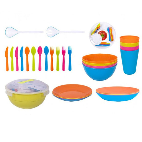 Plastic Picnic Set - 33 Piece - BarBits.co.uk