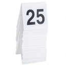 Plastic Table Numbers Signs 1 to 25 - BarBits.co.uk
