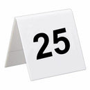 Plastic Table Numbers Signs 1 to 25 - BarBits.co.uk