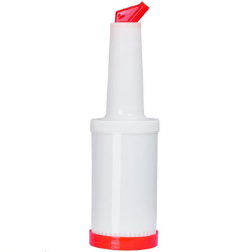 Red Keep & Pour Bottle 1 Litre - BarBits.co.uk