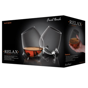 Relax Cognac Glasses Set of 2 - BarBits.co.uk