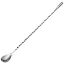 Round End Bar Spoon 28cm - Stainless Steel - BarBits.co.uk