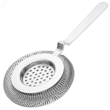 Round Hawthorne Strainer - Stainless Steel - BarBits.co.uk
