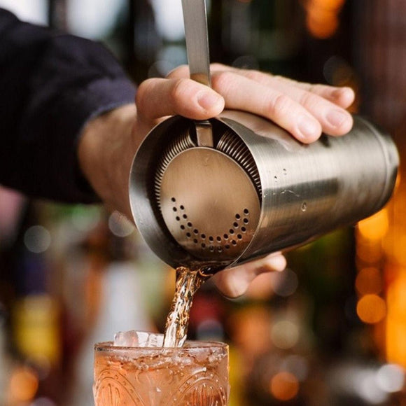 Round Hawthorne Strainer - Stainless Steel - BarBits.co.uk