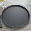 Round Non - Slip Tray Black 14" - BarBits.co.uk