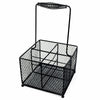 Black Condiment Holder Caddy - Square