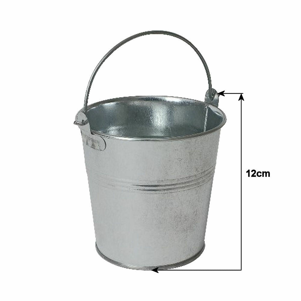 Galvanised Steel Serving Bucket 12cm