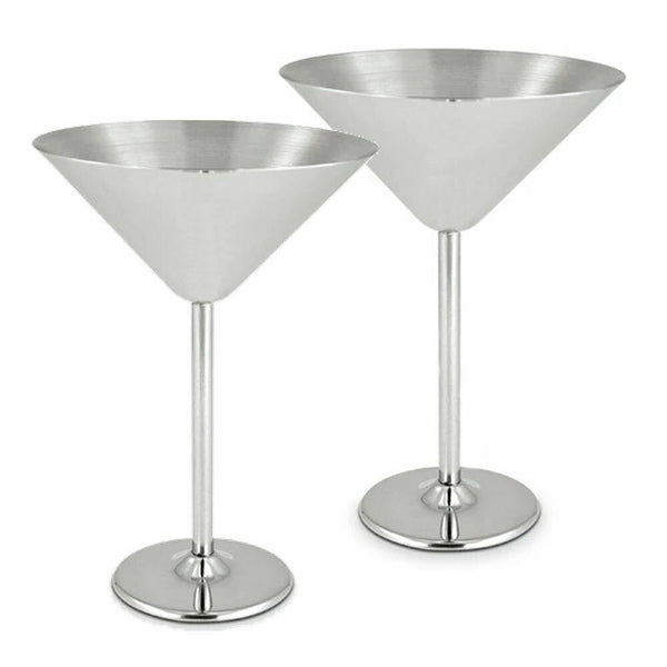 Stainless Steel Martini Glass 240ml