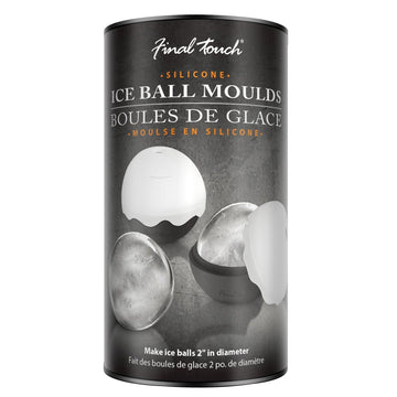 Silicone Ice Ball Moulds - Set of 2 - BarBits.co.uk