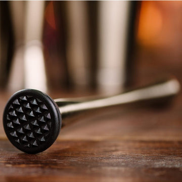 Slim Cocktail Muddler 23cm - Antique Brass - BarBits.co.uk