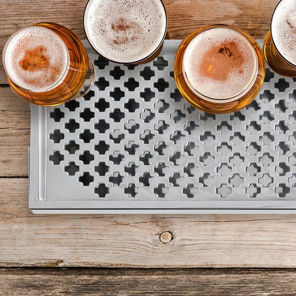 Stainless Steel Drip Tray 300 x 150mm - BarBits.co.uk