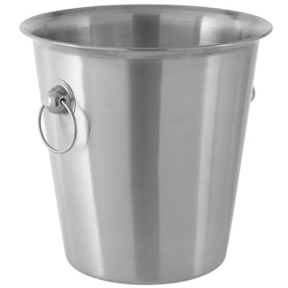 Wine Bucket With Ring Handles - Stainless Steel