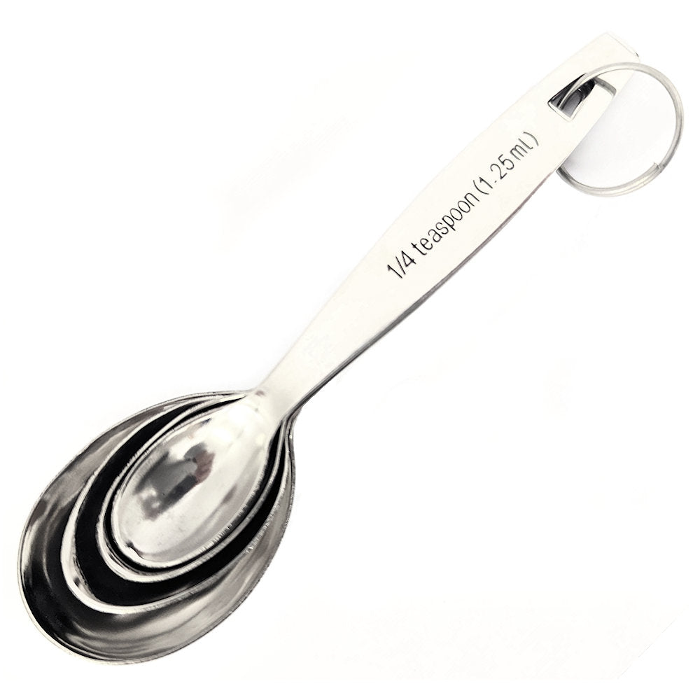 Stainless Steel Measuring Spoons - Set of 4