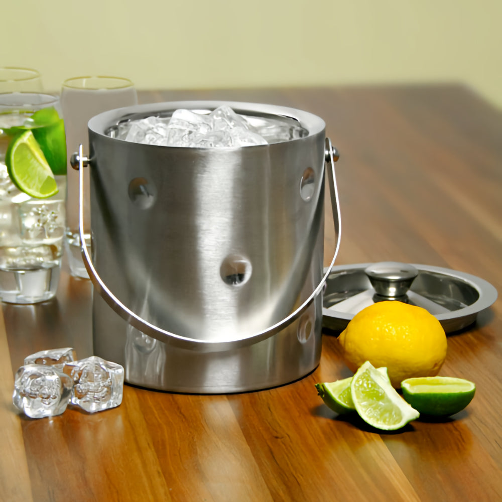 Double Wall Ice Bucket - Stainless Steel