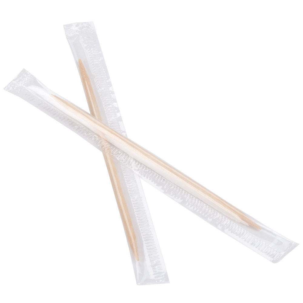 Wooden Toothpicks Individually Wrapped - 1000