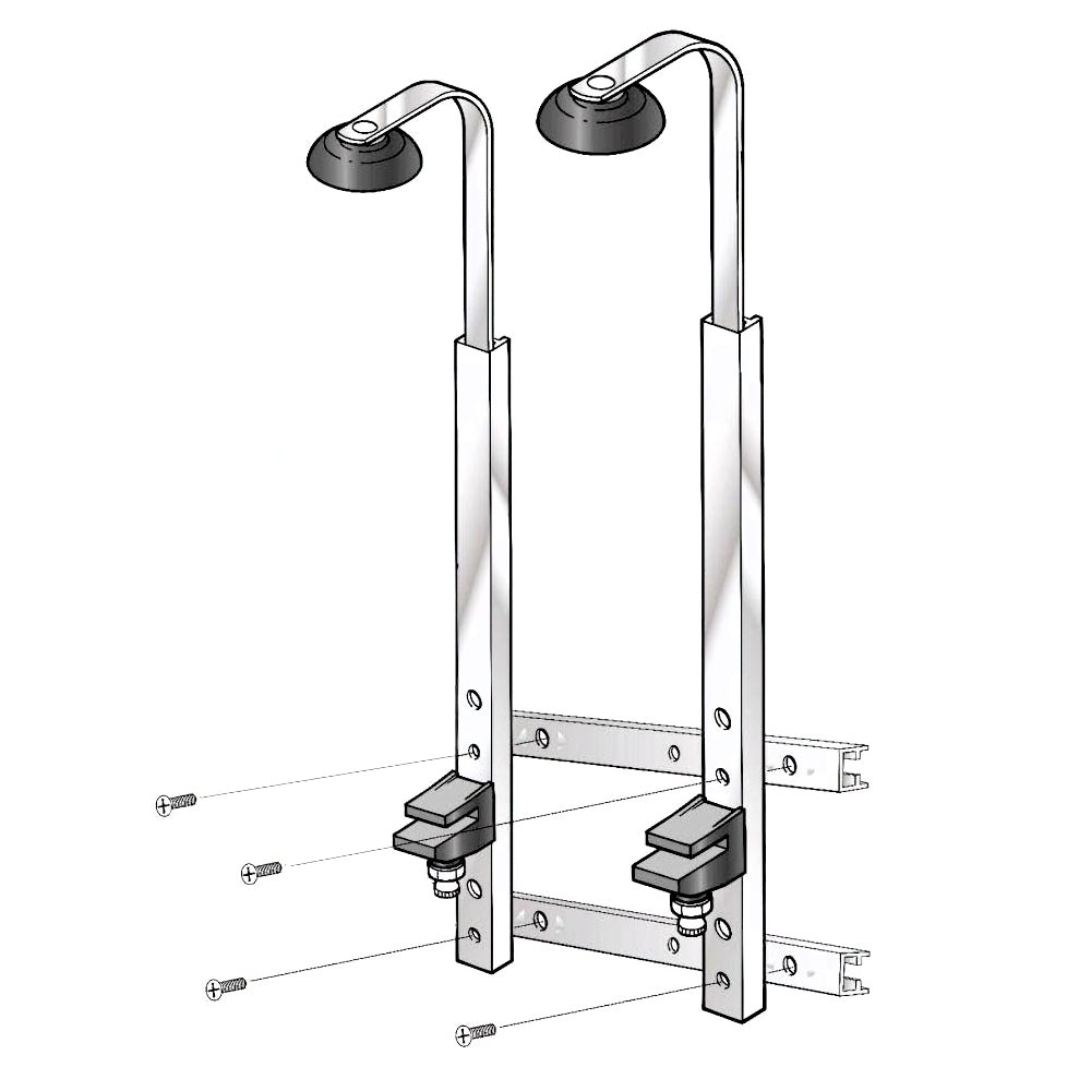 2 Wall Measure Bracket With 25ml Optics