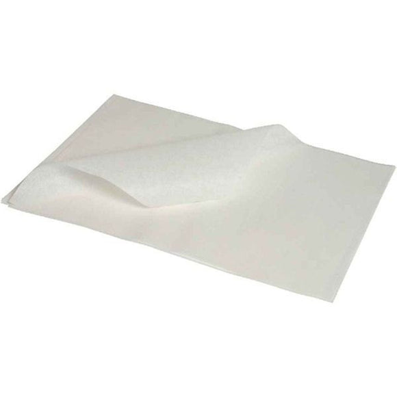 White Greaseproof Paper 25 x 35cm - Pack of 1000 - BarBits.co.uk