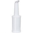 White Keep & Pour Bottle 1 Litre - BarBits.co.uk