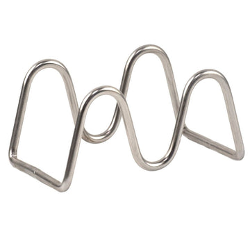 Wire Taco Holder Stainess Steel - 1 - 2 Slots - BarBits.co.uk