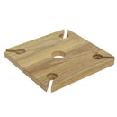 Wooden Bottle Neck Wine Glass Holder - 4 Glasses - BarBits.co.uk