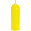 Yellow Plastic Squeeze Bottle - 8oz