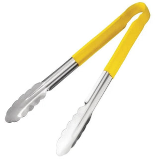 Yellow Colour Coded Serving Tong - 12inch